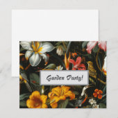 Tropische tuinUitnodiging Kaart (Voorkant / Achterkant)