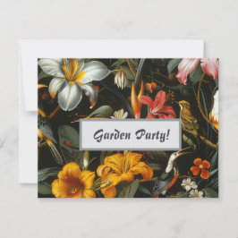 Tropische tuinUitnodiging Kaart