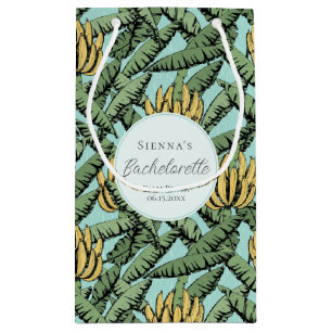 Tropische turquoise banaan verlaat Bachelorette Klein Cadeauzakje
