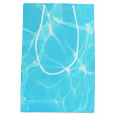 tropische turquoise blauwe oceaan medium cadeauzakje (Achterkant)