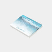 Tropische turquoise oceaan Hawaii-golven foto aang Post-it® Notes (Schuin)