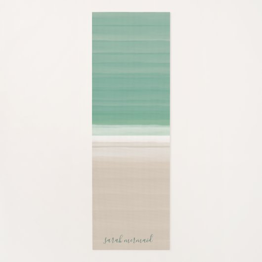 Tropische Turquoise Ocean Beach Naam Yoga Mat (Voorkant)