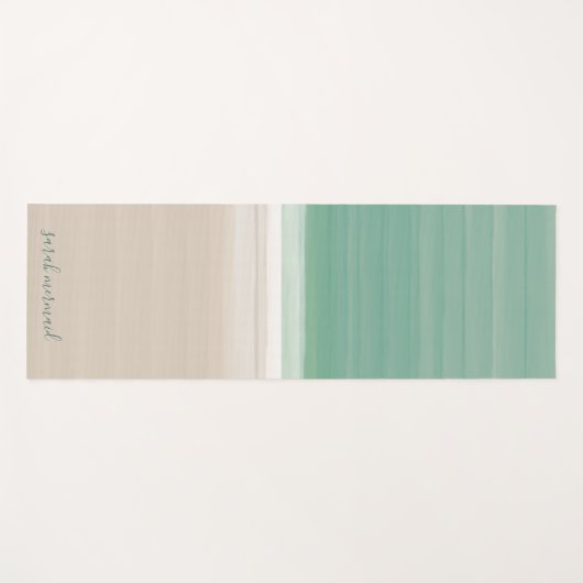 Tropische Turquoise Ocean Beach Naam Yoga Mat (Voorkant (horizontaal))
