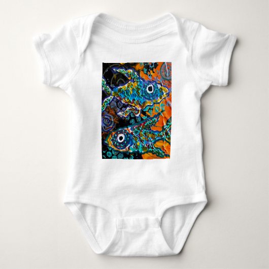 Tropische twee vis T-shirt (Voorkant)