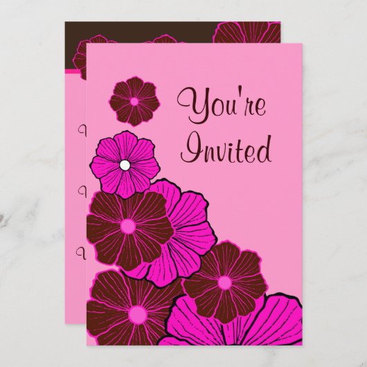 Tropische uitnodiging (Voorkant / Achterkant)