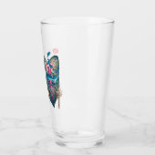 Tropische uitnodiging glas (Links)