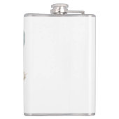 Tropische uitnodiging heupfles (Achterkant)