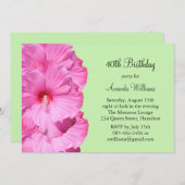 Tropische uitnodiging voor geboorte (groen) (Voorkant / Achterkant)