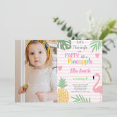  Tropische Uitnodigingen voor Kinderen (Staand voorkant)