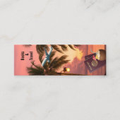 Tropische Uitstap Bookmark Mini Visitekaartje (Voorkant)