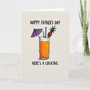 Tropische Vaderdag Felicitatiekaart Kaart