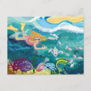 Tropische vakantie feestdagenkaart