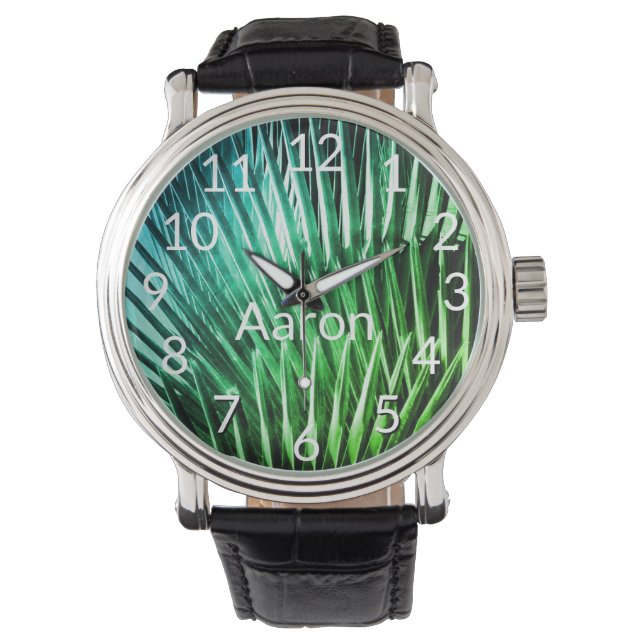 "Tropische vakantie" Horloge (Voorkant)