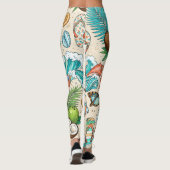 Tropische vakantie. leggings (Achterkant)
