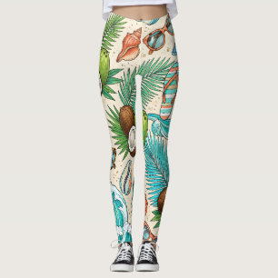 Tropische vakantie. leggings