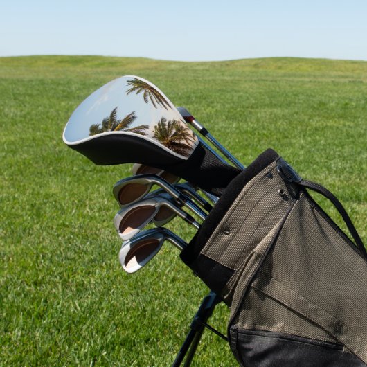 Tropische vakantie palmbomen golfheadcover (Insitu)
