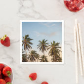 Tropische vakantie palmbomen servet (Insitu)