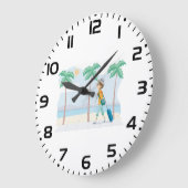 Tropische Vakantie Reiziger Fun Beach Reizen Grote Klok (Hoek)