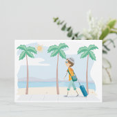 Tropische Vakantie Reiziger Fun Beach Reizen Kaart