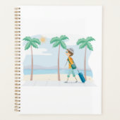 Tropische Vakantie Reiziger Fun Beach Reizen Planner (Voorkant)