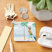 Tropische Vakantie Reiziger Fun Beach Reizen Sleutelhanger