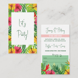 Tropische Vakantie Stag en Doe Party Tickets