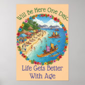 Tropische vakantiedromen poster (Voorkant)