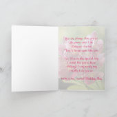 Tropische Vanda Orchid Birthday Card Kaart (Binnen)