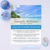 Tropische ventilatie, reisagent Advert Flyer (Enkel)