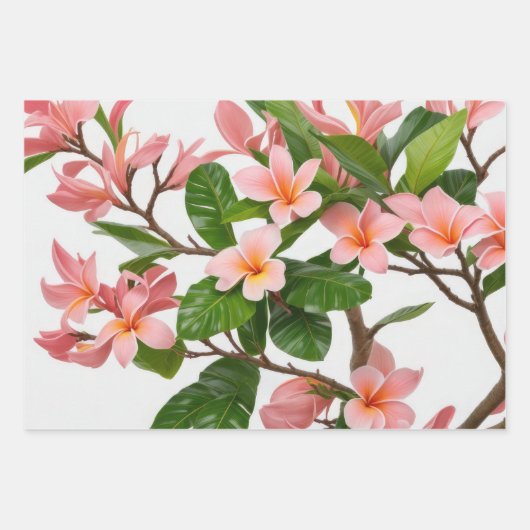 Tropische ventilator inpakpapier vel (Voorkant 2)