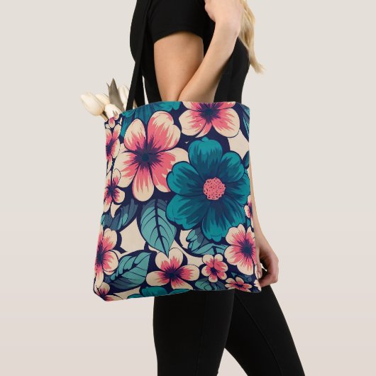 Tropische ventilator tote bag (Dichtbij)