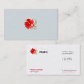 Tropische ventilator visitekaartje (Voorkant / Achterkant)