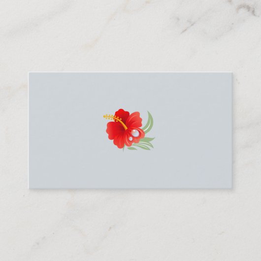 Tropische ventilator visitekaartje (Voorkant)