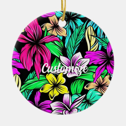 Tropische ventilatormix Thunder_Cove Keramisch Ornament (Voorkant)