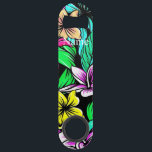 Tropische ventilatormix Thunder_Cove Speed Flessenopener<br><div class="desc">Een kleurrijk mengsel van verschillende tropische of oerwoud bloemen om aan te passen,  personaliseren door in jouw naam te veranderen</div>