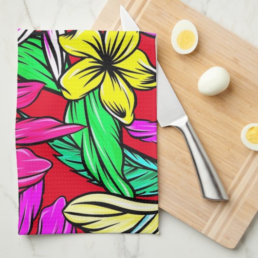 Tropische ventilatormix Thunder_Cove Theedoek (Quarter Fold)