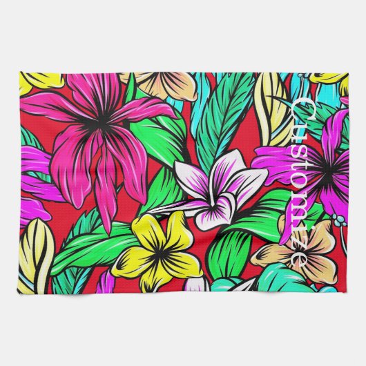 Tropische ventilatormix Thunder_Cove Theedoek (Horizontaal)