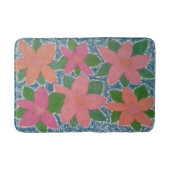  tropische ventilatorpatroonplaat badmat (Voorkant)