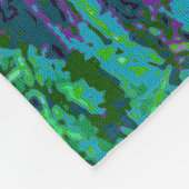 Tropische verbinding fleece deken (Hoek)