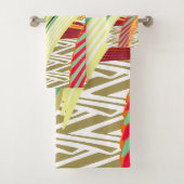 Tropische veren bohemian handdoek (Insitu)