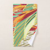 Tropische veren bohemian handdoek (Handdoek)