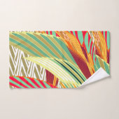 Tropische veren bohemian handdoek (Handdoek)