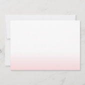 Tropische Verjaardag Dank u kaart Luau Flamingo (Achterkant)