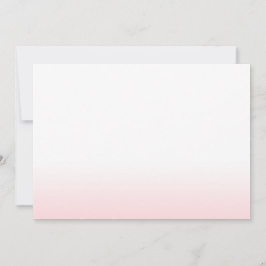 Tropische Verjaardag Dank u kaart Luau Flamingo (Achterkant)