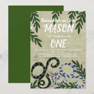 Tropische verjaardag van de dierentuin van de rept kaart