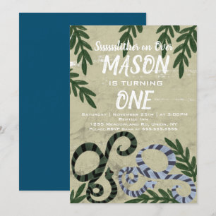 Tropische verjaardag van de dierentuin van de rept kaart