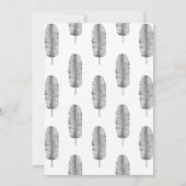 Tropische verjaardagskaart minimaal 30ste aankondiging (Achterkant)