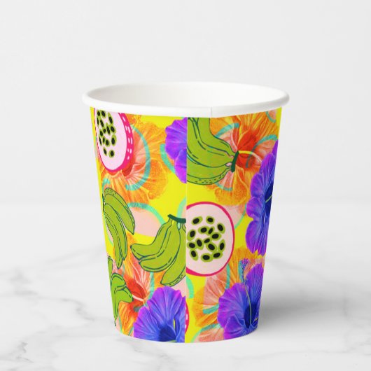 Tropische vertraging papieren bekers (Rechts)