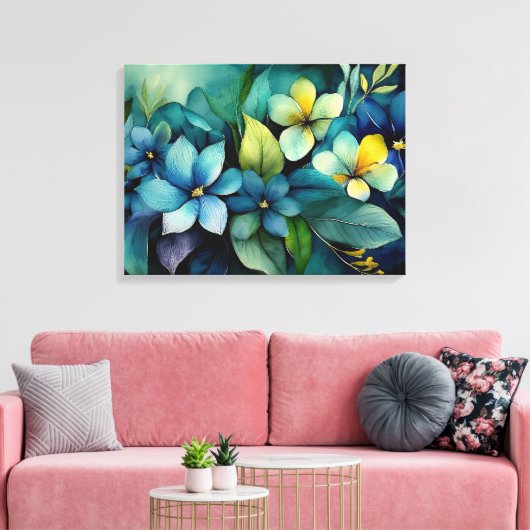 Tropische Vibe Canvas Afdruk (Insitu (Woonkamer))