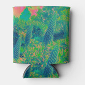 Tropische Vibe Echium Flowers Blikjeskoeler (Voorkant)